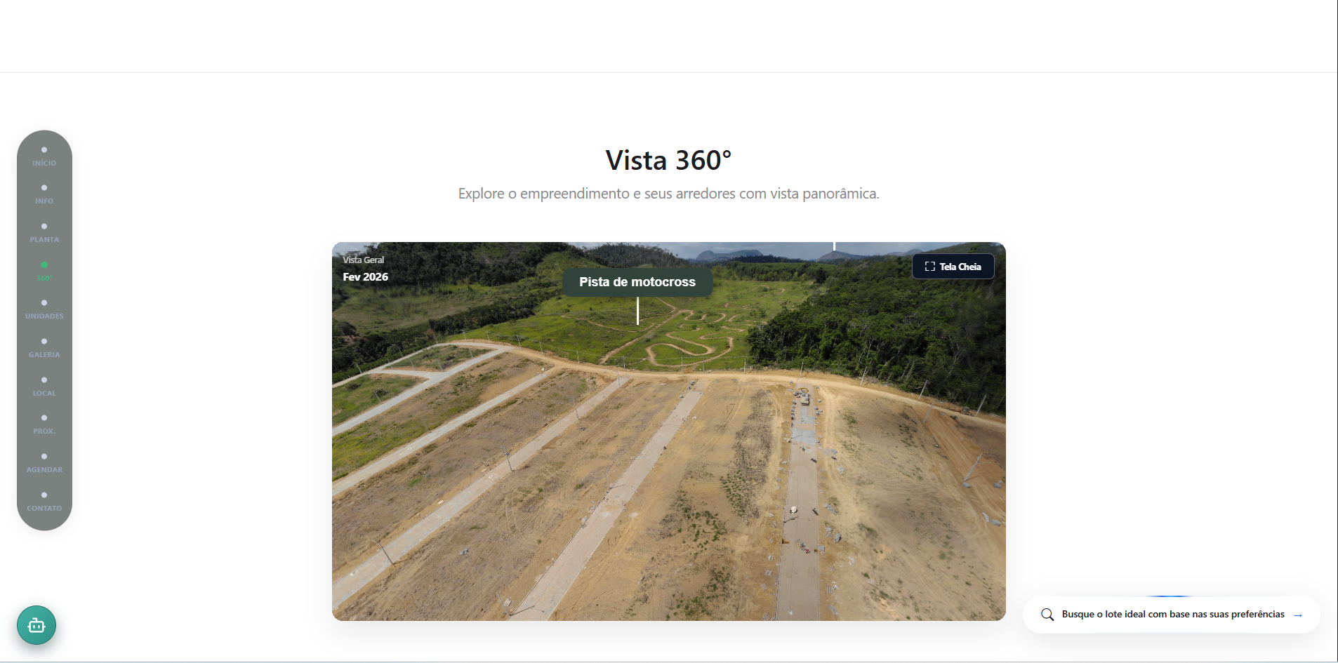 Panorama 360 do empreendimento